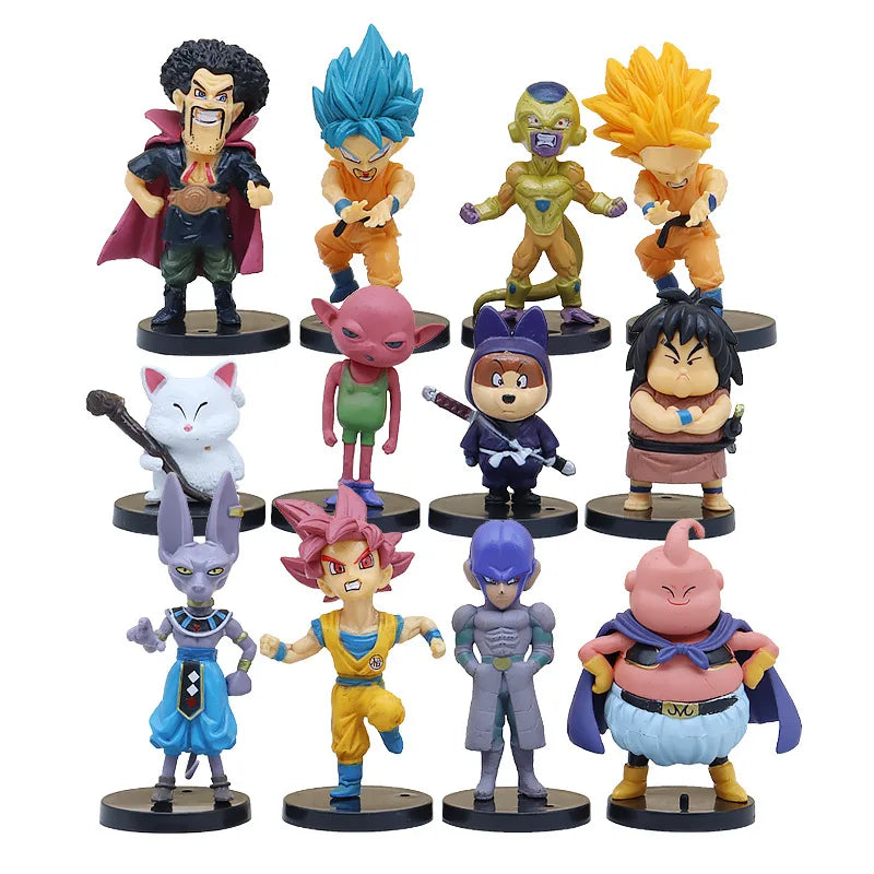 Dragon Ball Z - Set 12 Figuras Colecionáveis (4-8.5cm)