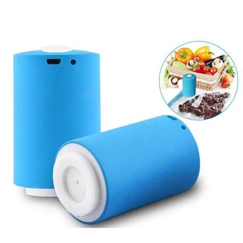 USB Charging Automatic Vacuum Sealer With 5pcs Vacuum Bags For Free Household Handheld Vacuum Saver Food Sealing Machine