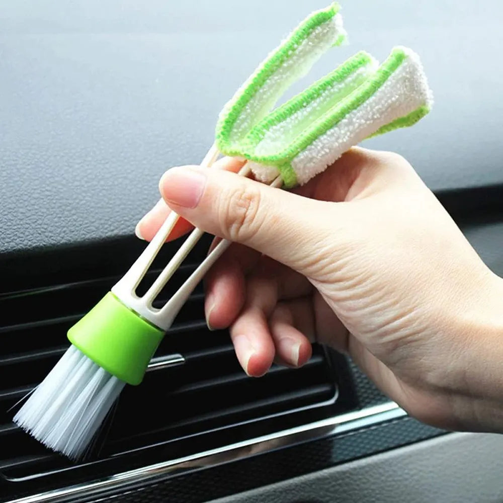 Car Air Conditioner Vent Brush Microfibre Car Grille Cleaner Auto Detailing Blinds Duster Car Cleaning Brush Interior accessorie