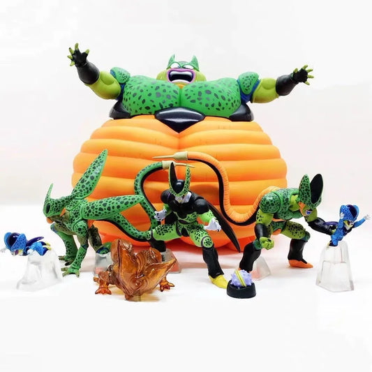 Dragon Ball Z - Set 7 Figuras Cell Perfect Form PVC