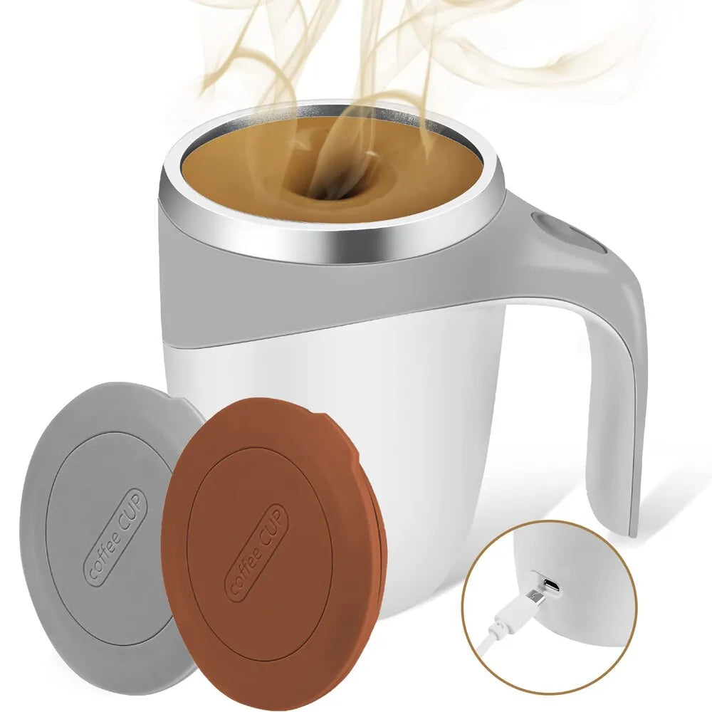 Automatic Stirring Magnetic Mug Rechargeable Model Stirring Coffee Cup Electric Stirring Cup Lazy Milkshake Rotating Cup