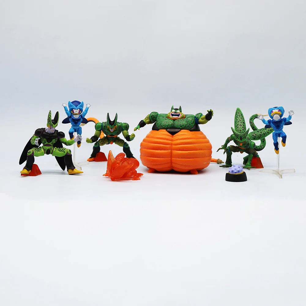 Dragon Ball Z - Set 7 Figuras Cell Perfect Form PVC