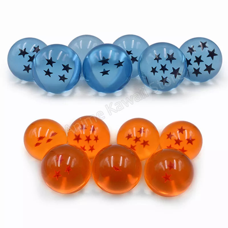 Dragon Ball Z - Esfera do Dragão Cristal 3.5cm (Laranja ou Azul)