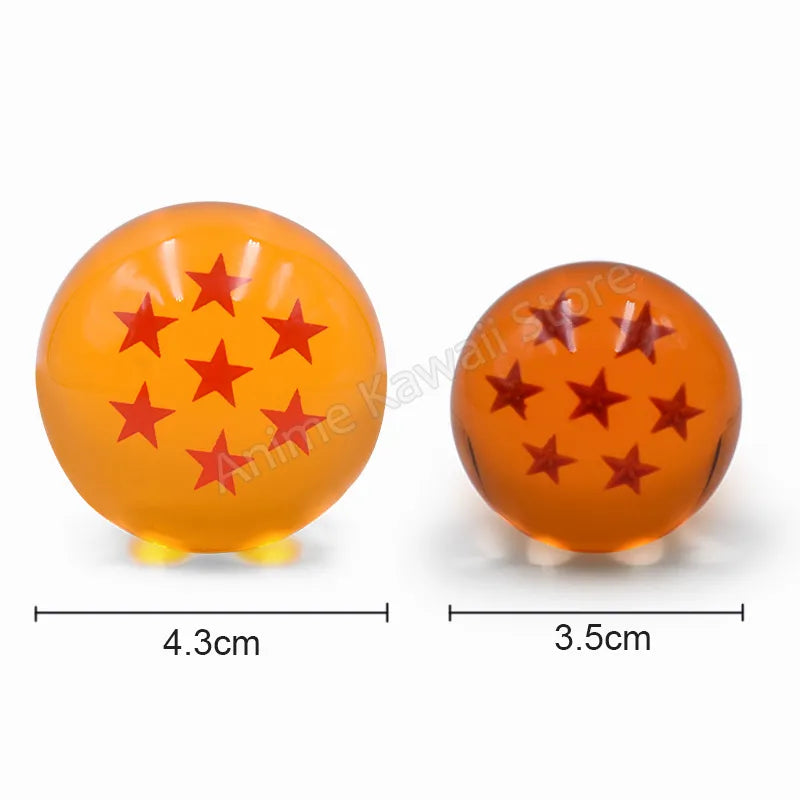Dragon Ball Z - Esfera do Dragão Cristal 3.5cm (Laranja ou Azul)