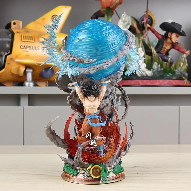 Dragon Ball Z - Figura Goku Genki Bomb Luminosa 25cm PVC