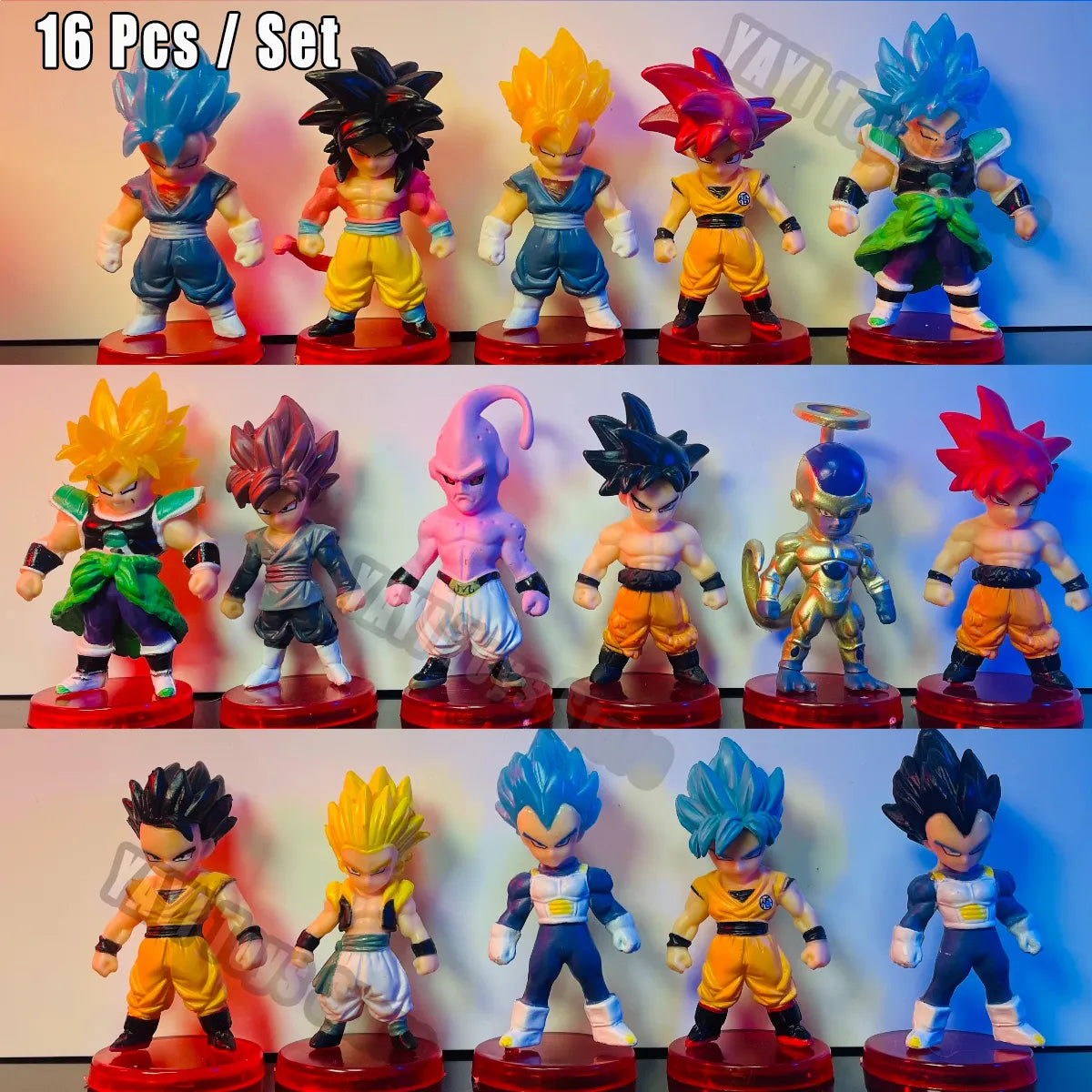 Dragon Ball Z - Set Figuras Super Saiyan (13 a 21 peças)