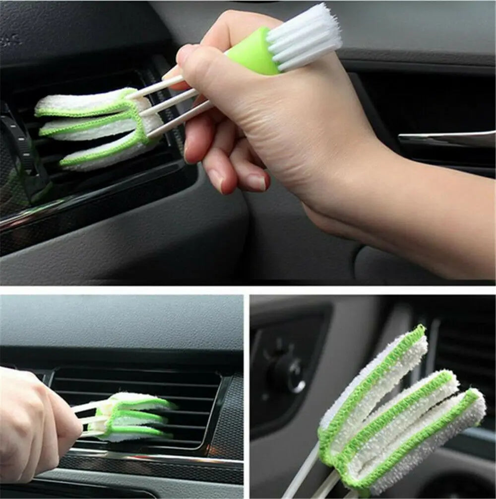 Car Cleaning Brush Air Conditioner Vent Cleaner Detailing Dust Removal Blinds Duster Outlet Brush Car-styling Auto Accessories