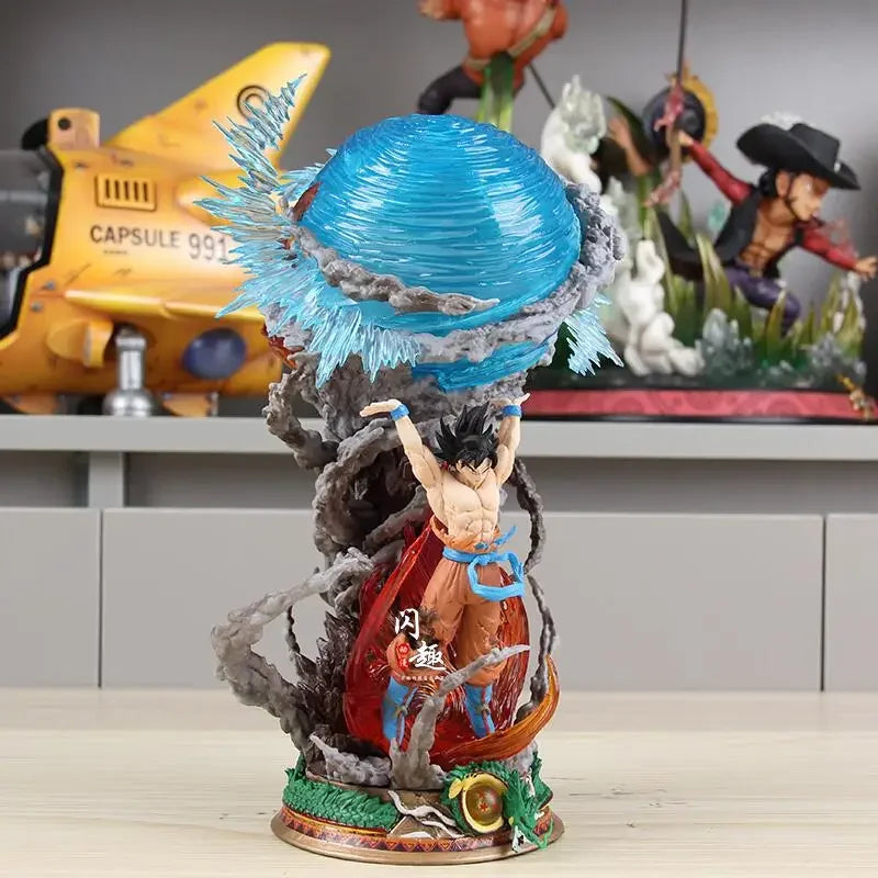 Dragon Ball Z - Figura Goku Genki Bomb Luminosa 25cm PVC