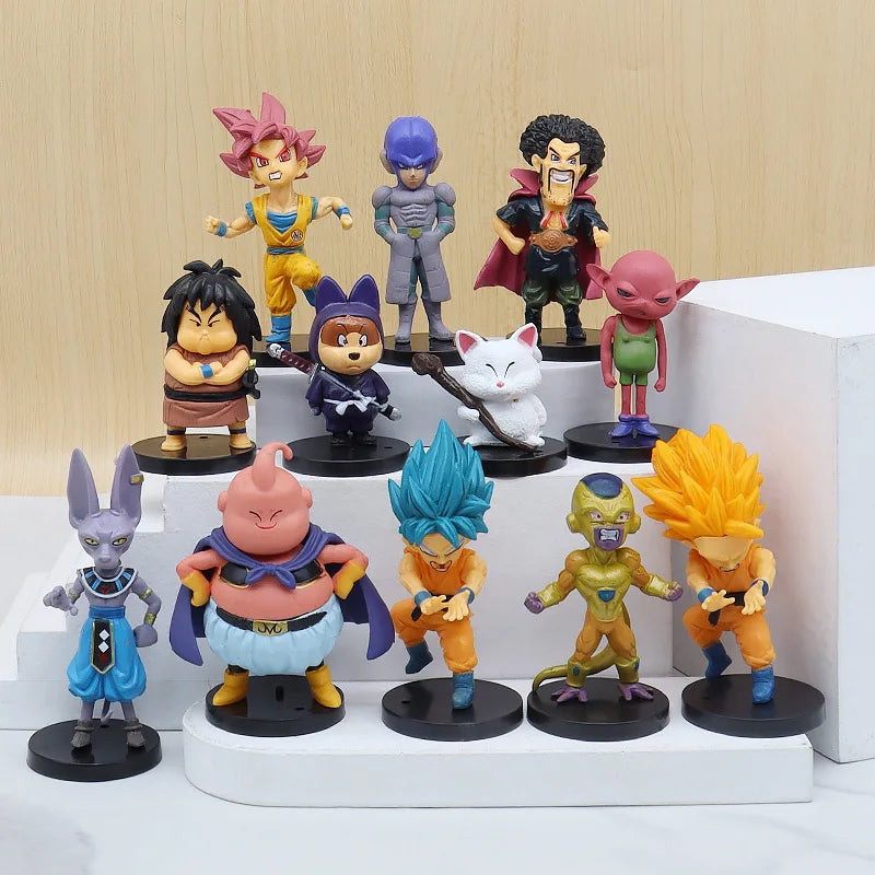 Dragon Ball Z - Set 12 Figuras Colecionáveis (4-8.5cm)